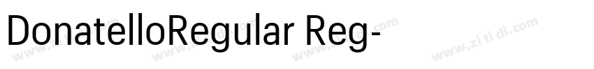 DonatelloRegular Reg字体转换